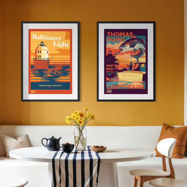 THOMAS PT LIGHTHOUSE Print