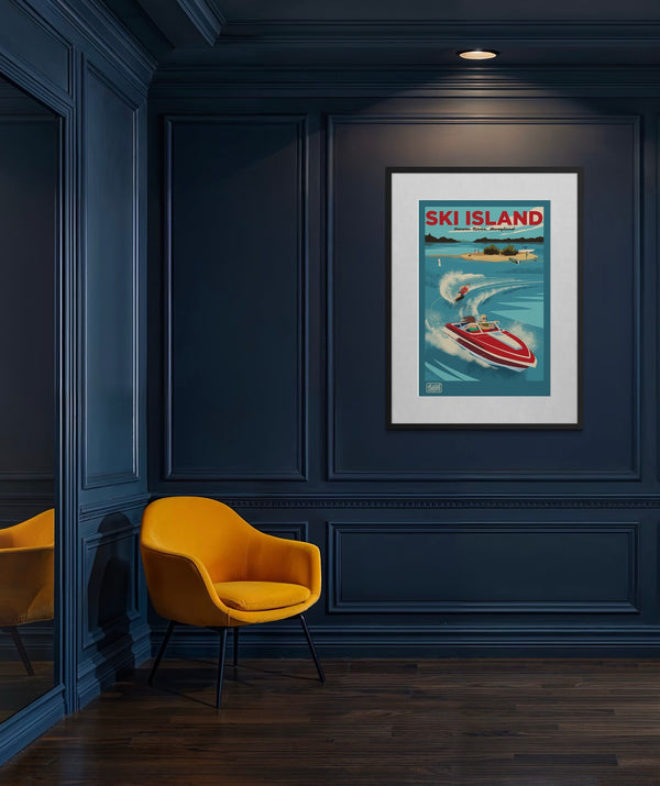 SKI ISLAND Print